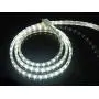 CBConcept UL Listed, 10 Feet, 1080 Lumen, 6000K Pure White, Dimmable, 110-120V AC Flexible Flat LED Strip Rope Light, 180 Units 3528 SMD LEDs, Indoor Outdoor Use, Accessories Included, Ready to use