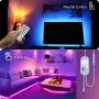QJB LED Strip Lights - RGBIC, Dreamcolor Sync Music Color Changing for Bedroom(32.8FT)