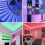 82FT LED Strip Lights,Smart Music sync LED Strip Lights,Bluetooth led Strip Lights,5050 SMD LED Color Changing Lights， RGB LED Strip Light for Bedroom，Kitchen，Party，Home Decoration