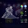 Hockey Lights, 3D Night Light, LED Lamps for Kids, Ball Toys for Boys, 7 Colors Touch Table Desk Lighting, Baby Bedroom Sleep Lamp, Birthday Party Holiday Gifts for Children