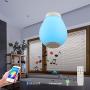 Pendant Light LED Mini Chandelier 30W White Music Ceiling Light with Bluetooth Speaker, Smart APP and Remote Control, Modern Design and Length Adjustable, Perfect for Kitchen Dining Room Restaurant. …