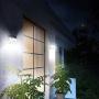 LE Solar Lights, Motion Sensor Outdoor Light, 270° Wide Angle, Four-Sided Lighting, Waterproof, Easy to Install, Wireless Security Lights for Front Door, Garage, Yard and More (Pack of 4)