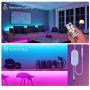 MINGER LED Strip Lights Bluetooth, 16.4ft Music Sync LED Lights with App Phone, Remote, Control Box, RGB Color Changing Lights with 64 Scenes Modes, DIY for Room, Bedroom, Kitchen, TV, Office, Party