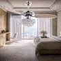 RainierLight Modern 42 Inch Crystal Ceiling Fan Lamp LED 3 Color Changing Light 3 Wood Reversible Blades with Remote Control for Living Room/Bedroom/Quiet/Decoration RainierLight Modern 42 Inch Crystal Ceiling Fan Lamp LED 3 Color Changing Light 3 Wood Reversible Blades with Remote Control for Living Room/Bedroom/Quiet/Decoration