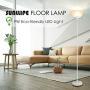 LED Floor Lamp - 3000K Standing Lamps, 9W Energy Saving, 40,000 Long Lifespan, Warm White Eye-Friendly, Torchiere Floor Lamps for Bedrooms, Lamps for Living Room, Reading and Working