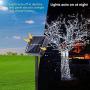 2 Pack Solar String Lights, 33ft 100LED 8 Modes Silver Wire Outdoor String Lights, Waterproof Solar Fairy Lights Rope Lights for Outdoors, Patio, Garden, Yard, Party, Wedding, Tree Decorations (White) 2 Pack Solar String Lights, 33ft 100LED 8 Modes Silver Wire Outdoor String Lights, Waterproof Solar Fairy Lights Rope Lights for Outdoors, Patio, Garden, Yard, Party, Wedding, Tree Decorations (White)