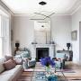 ROYAL PEARL Modern LED Pendant Light 3-Ring Chandeliers Fixture Dimmable Ceiling Lights Lamp,Warm White