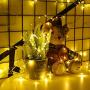 Govee String Fairy Lights, 16.4 Feet Remote Fairy Lights 2 Pack, 50 LEDs Waterproof Flexible String Lights Battery Operated for Bedroom Home Wedding Christmas Festivals Warm White