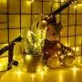 Govee String Fairy Lights, 16.4 Feet Remote Fairy Lights 2 Pack, 50 LEDs Waterproof Flexible String Lights Battery Operated for Bedroom Home Wedding Christmas Festivals Warm White