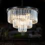 Meelighting 8 Lights Modern Contemporary Crystal Chandeliers Lights Pendant Ceiling Chandelier Lighting Fixture 3-Tier for Dining Room Living Room Meelighting 8 Lights Modern Contemporary Crystal Chandeliers Lights Pendant Ceiling Chandelier Lighting Fixture 3-Tier for Dining Room Living Room