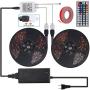 DIDAINT LED Strip Lights, 10m 32.8ft RGB LED Strip with Remote Control, Bright 5050 LEDs Colorful Light Strip, Easy Installation Cutting Design Stick On LED Light Strip for Room Kitchen Home