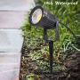 Sunriver 6W LED Landscape Lights 12V 24V Low Voltage Outdoor Garden Landscape Spotlight IP65 Waterproof with Stand Spike for Yard, Lawn, Garden (6 Pack, Warm White)