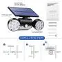 CINOTON Solar Lights Outdoor Motion Sensor 30 LED Solar Flood Light Dual Head Spotlights IP65 Waterproof 360°Rotatable Solar Landscape Light for Yard Garage Patio Porch - 2 Packs CINOTON Solar Lights Outdoor Motion Sensor 30 LED Solar Flood Light Dual Head Spotlights IP65 Waterproof 360°Rotatable Solar Landscape Light for Yard Garage Patio Porch - 2 Packs