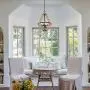 Farmhouse Orb Chandelier, Rustic Industrial Pendant Lighting, Wood Light Fixture Brown 4-Lights Chandeliers for Dining & Living Room