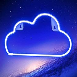 Ifreelife Cloud Neon Signs Neon Lights LED Night Light Wall Decor Lights USB Charging/Battery Operated Decorative Lights for Home, Bedroom, Bar, Christmas/Wedding/Birthday Party