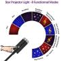 Sound Activated USB Star Light and USB Mini Disco Lights, Aevdor Car Star USB Night Lights, Romantic Car Roof Interior Star Atmosphere Decorations Light for Bedroom, Car, Party, Bedroom, Ceiling