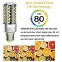 E26 LED Bulbs, 15W E26/E27 Corn LED Light Bulbs, 120W Equivalent LED Corn Light 1600lm, Daylight White 6000K, Non-Dimmable, for Kitchens, Dining Rooms or Indoor Lamp and Many Area, Pack of 2