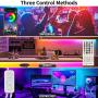 65.6FT/20M LED Strip Lights, Ultra-Long Dimmable RGB LED Strip, 5050 SMD 600 LEDs Color Changing Light Strip with APP Control and Remote, Music Sync Tape Lights for Bedroom,Kitchen,Dorm,Ceiling&TV