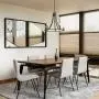Emliviar Modern Farmhouse Dining Room Chandelier, 5-Light Kitchen Pendant Light in Oil Rubbed Bronze Finish, 010-5 ORB