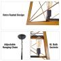 HMVPL 4 Lights Vintage Pendant Lighting Fixtures, Farmhouse Swag Chandeliers Hanging Lamp Ceiling Island Light for Kitchen Dining Room Bedroom Foyer Hallway Front Door