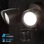 LEONLITE Dual-Head Motion-Activated LED Outdoor Security Light, Bronze 120W Eqv, 1400lm, UL & Energy Star Certified Exterior Flood Light, 5000K Daylight, 5 Years Warranty
