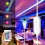 AMBOTHER RGB LED Strip Lights 32.8ft WiFi LED Light Strips Works with Alexa Google Assistant Remote APP Waterproof Dimmable Color Changing Flexible Rope Lights Sync with Music for Bedroom Home Kitchen