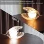 SAMGREEN LED Mood Light Shell Pearl Night Light Lamp for Living Room Bedroom, Table lamp Night Lamp for Home Deco Decoration (Clear)