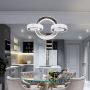 Modern Chandelier Crystal Ceiling Light LED Dimmer Bulbs Lighting Fixtures for Dining Room,Restaurant,Kitchen Island Fixtures Chandeliers
