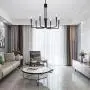 NILOAH 6-Light Chandelier Light Fixture - Black Metal Lighting Fixtures Ceiling Chandelier, Modern Home Industrial Style Pendant Light Fixture, for Dining Room Living Room