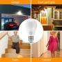 Motion Sensor Light Bulb Outdoor - Dusk to Dawn Light Bulb Radar - Motion Sensor Porch LED Motion Activated Outdoor Light Detector for Garage Basement Stairwell Indoor 800lm 4500k