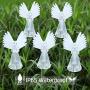 Solar Angel Lights Outdoor, Qualife Garden Gifts for Housewarming Mom Women,Solar Powered Decorative Light for Garden Yard Patio, Cemetery Grave Decorations, 2 Pack.