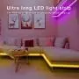 32.8ft hyrion Led Lights, 2 Roll of 16.4ft Led Strip Lights with 44 Keys Remote Extra Adhesive Tape Color Changing Led Rope Lights for Bedroom, Kitchen, Under Bed Lighting