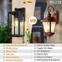 Dusk to Dawn Sensor Outdoor Wall Sconce, Exterior Wall Lantern Fixture with E26 Base Socket, Wall Mount Lights Anti-Rust Waterproof Matte Black Wall Lamp with Clear Glass Shade for Garage, Doorway Dusk to Dawn Sensor Outdoor Wall Sconce, Exterior Wall Lantern Fixture with E26 Base Socket, Wall Mount Lights Anti-Rust Waterproof Matte Black Wall Lamp with Clear Glass Shade for Garage, Doorway