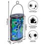 Hanging Solar Lantern Outdoor Decorative Waterproof LED Solar Peacock Lights Tabletop Lamp for Outdoor Patio Garden