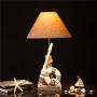 Table Lamp for Living Room/ Bedroom Farmhouse Side Novetly Coastal Table Lamp with Burlap Lamp Shade - 19.29'' High Table Lamp for Living Room/ Bedroom Farmhouse Side Novetly Coastal Table Lamp with Burlap Lamp Shade - 19.29'' High