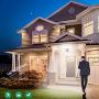 Exterior Security Lights Motion Sensor, Dusk to Dawn LED Flood Lights Hard Wired 110V/130V, 5000K Multifunction, ETL Approved Outdoor Lights Motion Detected for Garage/Porch/Yard,1-Pack, GLEEBOM