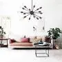 VINLUZ Sputnik Chandelier Oil Rubbed Bronze 18 Light Modern Pendant Lighting Rustic Dining Room Ceiling Light Fixtures UL Listed VINLUZ Sputnik Chandelier Oil Rubbed Bronze 18 Light Modern Pendant Lighting Rustic Dining Room Ceiling Light Fixtures UL Listed