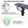 GUMGLEX Solar Landscape Lights Outdoor - 10 LED Spot Wall Lights 2-in-1 IP67 Waterproof - Intelligent ON/Off Sensors - Transparent Top Cover - 6500K - Cold White - 4 Pack GUMGLEX Solar Landscape Lights Outdoor - 10 LED Spot Wall Lights 2-in-1 IP67 Waterproof - Intelligent ON/Off Sensors - Transparent Top Cover - 6500K - Cold White - 4 Pack