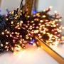 Koxly Solar Christmas String Lights,72FT 200 LED 8 Modes Solar Powered Christmas Lights Outdoor String Lights Waterproof Fairy Lights for Garden Party Wedding Xmas Tree