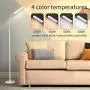 Soarz LED Floor Lamp with 4 Color Temperatures and Stepless Dimmer, Adjustable Goose Neck Standing Lamp with Touch Control and Remote Control for Living Room, Bedroom and Office, White Soarz LED Floor Lamp with 4 Color Temperatures and Stepless Dimmer, Adjustable Goose Neck Standing Lamp with Touch Control and Remote Control for Living Room, Bedroom and Office, White
