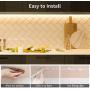 Lighting EVER 32.8ft LED Strip Light, Warm White 2700K, Plug and Play, Bright 1800lm LED Tape Light for Kitchen, Living Room, Stairs and More, 12V Power Supply and Dimmer Switch Included