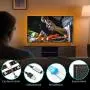 LED Strip Lights 9.8ft TV LED Backlight for 32~75inch TV PC Mirror with 44 Keys RF Remote, 28 Scene, DIY Color 5050 RGB Light Strips Kit, USB Power