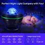 Galaxy Projector for Bedroom,GoLine Star Light Projector, Ocean Projector Night Light with Bluetooth Speaker Echo Alexa for Party Room,Best Christmas Birthday Gifts for Men Women Kids Babies.