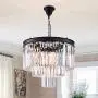 Zgear 7 Lights Luxury Modern/Contemporary Crystal Chandelier Ceiling Light Pendant Light for Dining Room, Living Room (7 Lights)