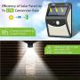 Solar Lights Outdoor[4 Optional Lighting Modes & 270° Lighting Angle], Towkka 222 LED Solar Motion Sensor Lights Wireless IP65 Waterproof Outdoor Security Lights for Deck, Fence, Yard, Patio(6 Pack)