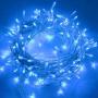 Twinkle Star 66FT 200 LED Indoor Fairy String Lights, Plug in String Light 8 Modes Waterproof for Outdoor Christmas Wedding Party Bedroom Decorations (Blue)