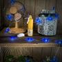Blue Sea Turtle String Lights Christmas Nautical Wall Décor 10ft 30 LEDs with Remote Powered by USB Plug-in or Battery Pack for Summer Ocean Themed Wedding Baby Shower Birthday Party House Decoration