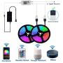 Gelpal Smart RGB LED Strip Lights Compatible with Alexa Google Assistant and WiFi App Control for Bedroom, Home Decoration, Room, TV Backlight, Kitchen, 32.8 ft