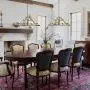 Capulina Tiffany Dining Table Lights, 16 Inch Wide Hanging Tiffany Style Lamp, 2-Light Stained Glass Lighting Fixtures, Stained Glass Dining Room Lights, Beautiful Mission Style Tiffany Pendant Lights