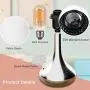 Table Lamp, Deeplite 3 Way Dimmable Bedside Lamps, Silver Touch Control Lamp Set of 2 for Bedroom, Living Room (6W LED Bulb Incuded)